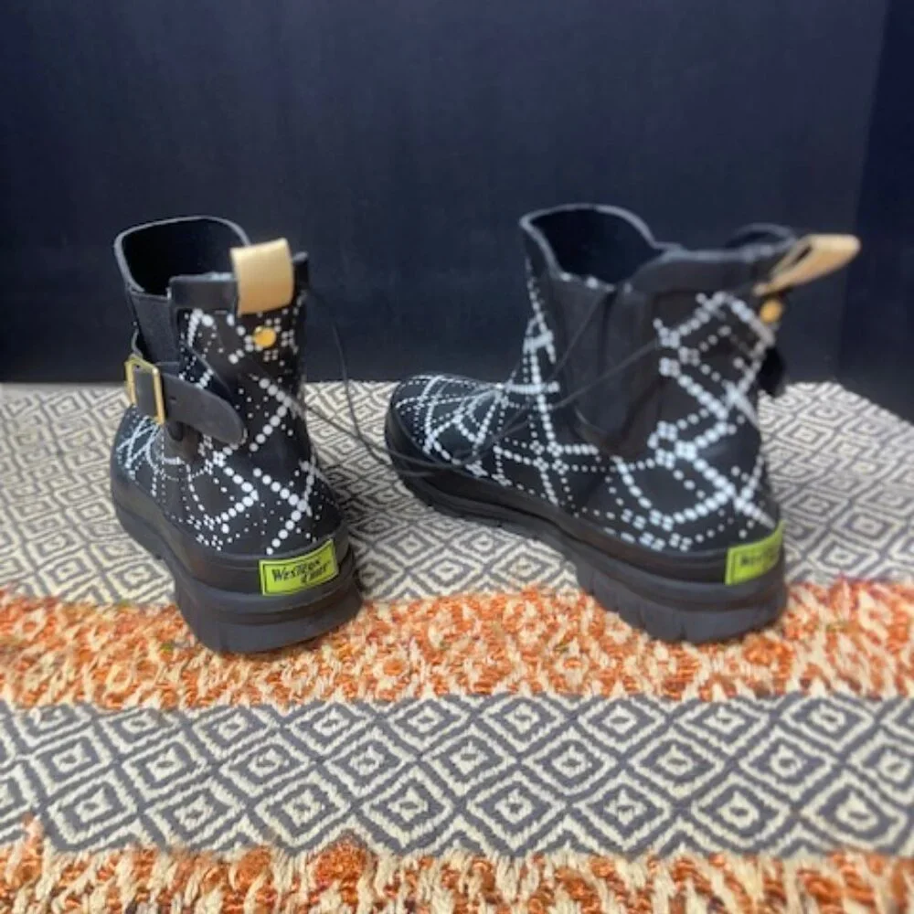 Western Chief Chelsea Rubber Boots Woman's Size 7 NWOT - Picture 10 of 13